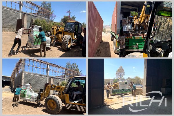 Ethiopia 5-ton powder production line equipment site