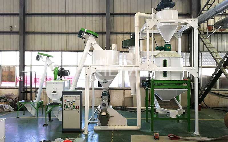 2 Tph Automatic Poultry Feed Complete Line Machinery