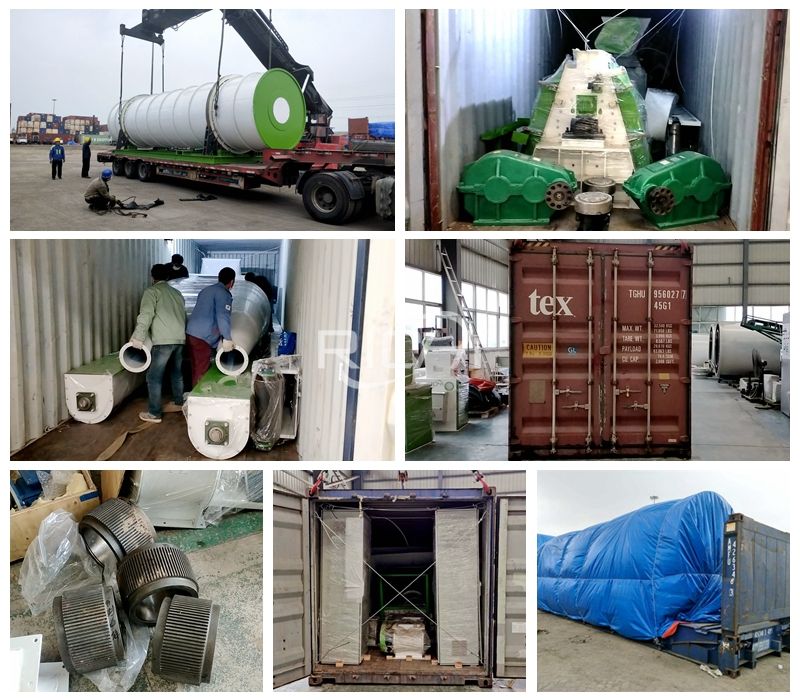 Delivery site of feed machinery and wood pellet machinery and equipment