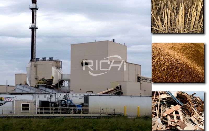 100 Tons/day Straw Rice Husk Wood Pellet Production Line Project