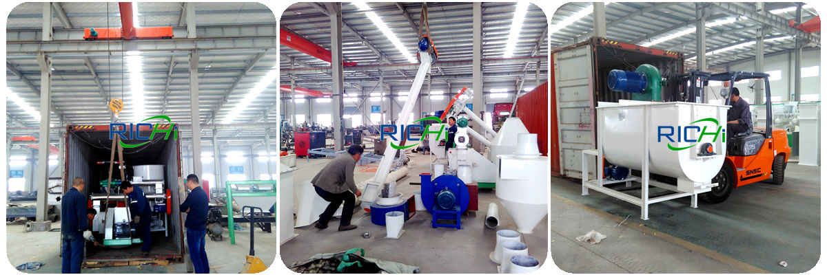 Chicken feed production plant 1-2 ton per hour project