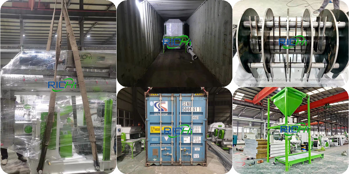 Equipment delivery of 0.8-1.2t/h sheep cattle feed plant  for sale Uzbekistan