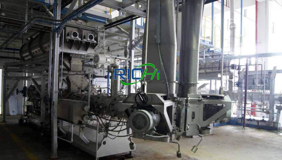complete line for fish feed pellet production for sale