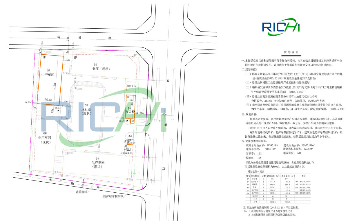 The factory layout map we provide to customers (Chinese original)