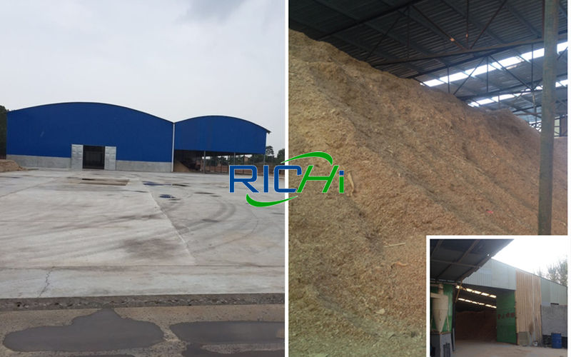 Annual Production Of 4000 Tons Biomass Rice Husk Wood Pellet Manufacturing Plant In China (1-1.5T/H)