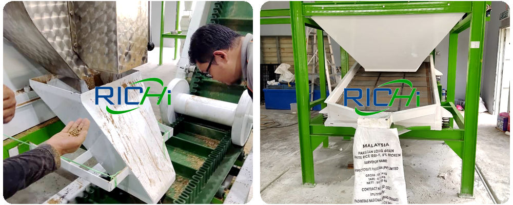 feed milling machine poultry fish line
