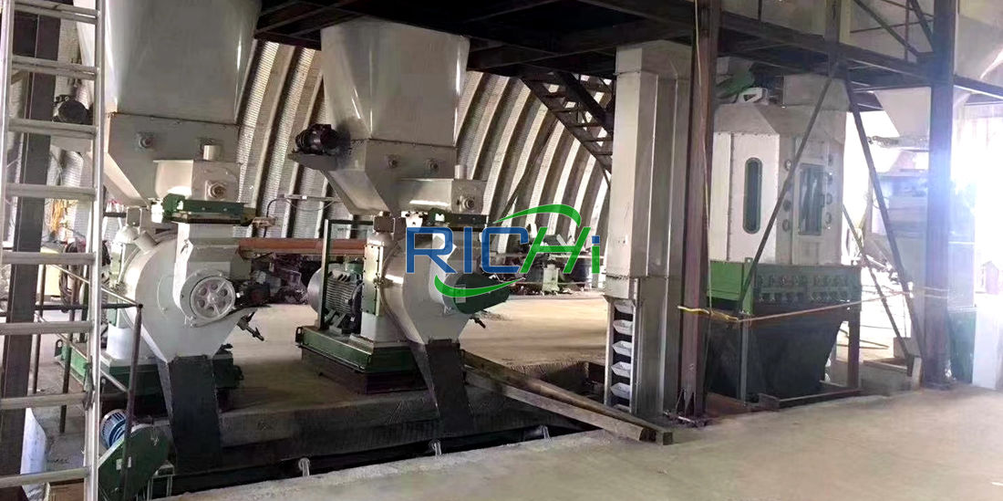 pallet and wood waste into pellet making line