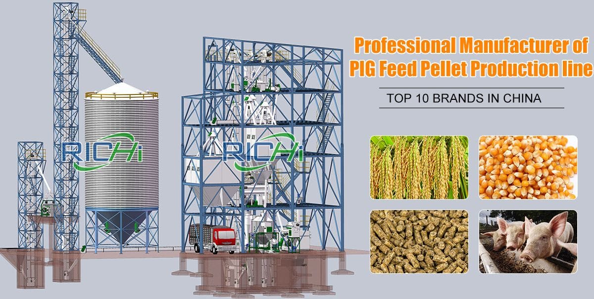 feed pellet production line pellet making machine for animal feed