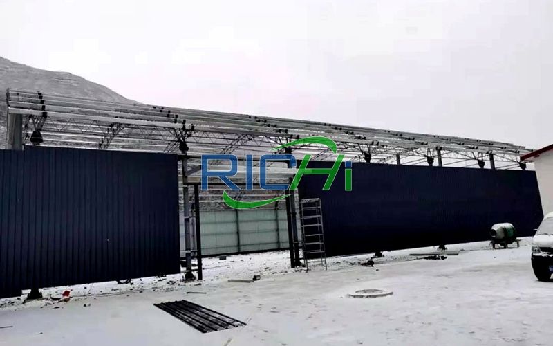 8 T/H organic manure production plant project