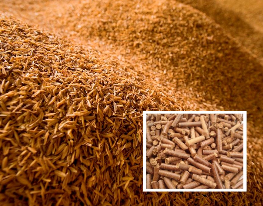 Suitable materials moisture content for rice husk pellet machine