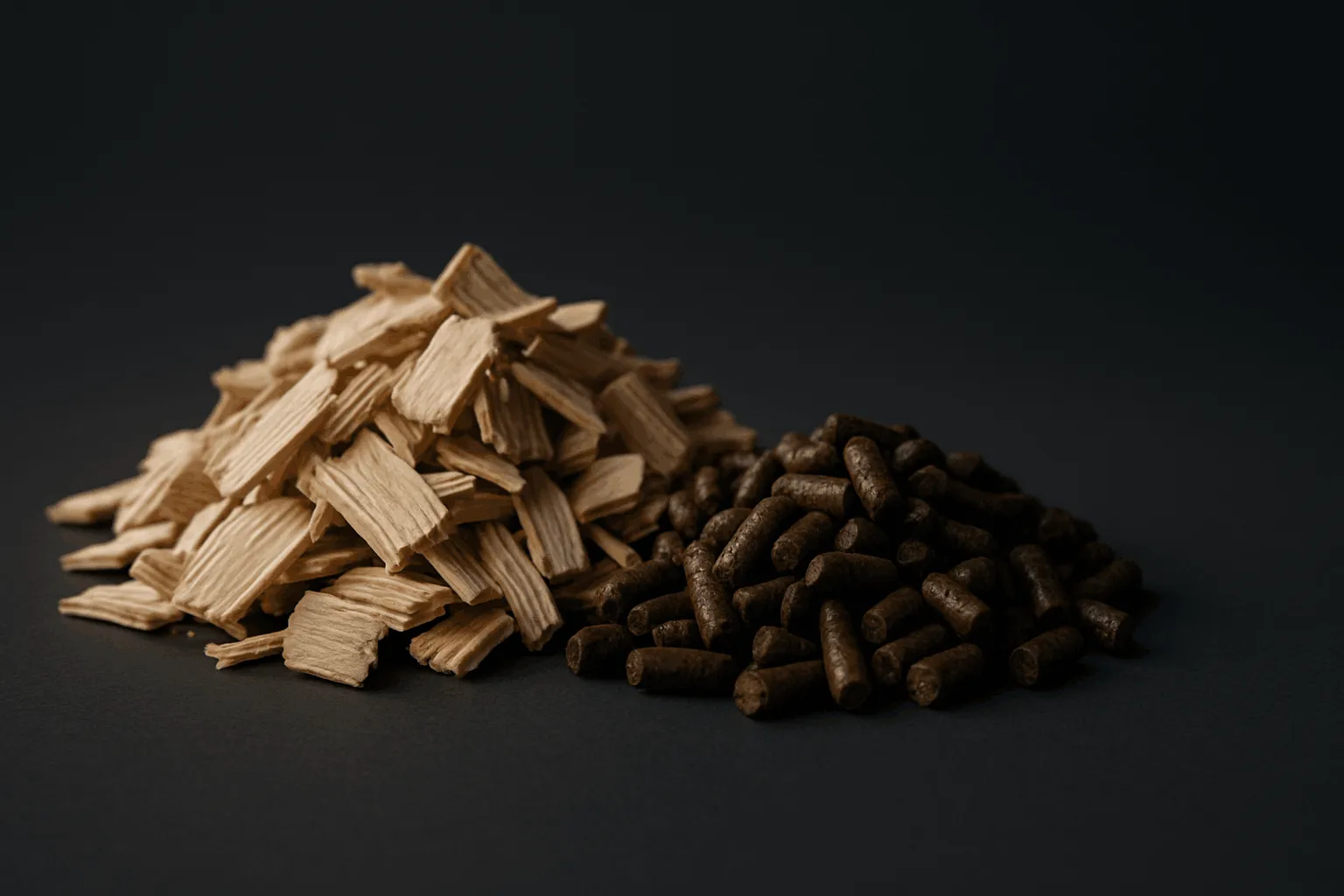wood and wood pellets