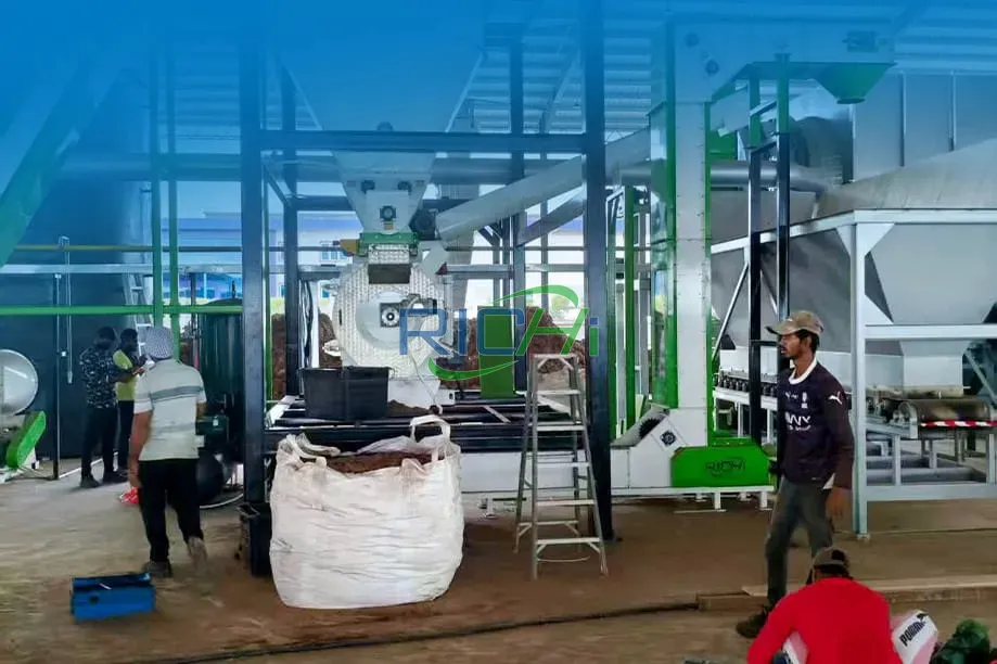 1-1.5T/H Biomass Pellet Machine for sale Indonesia