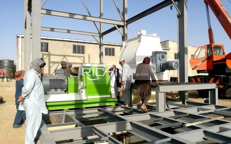Animal Feed Hammer Mill for Chicken Feed in Afghanistan