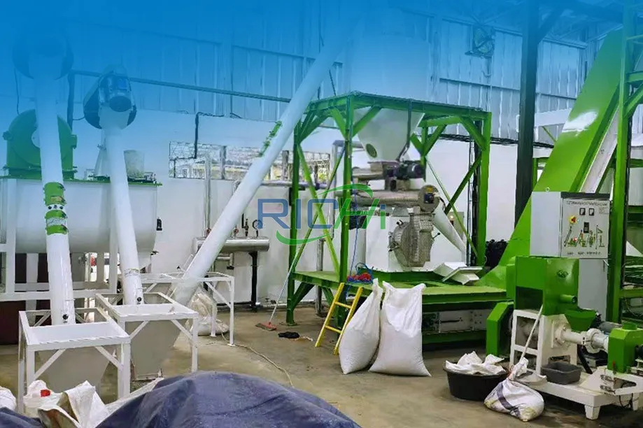 1T/H Multi-Species Starter Feed Pellet Machine Project in Philippines