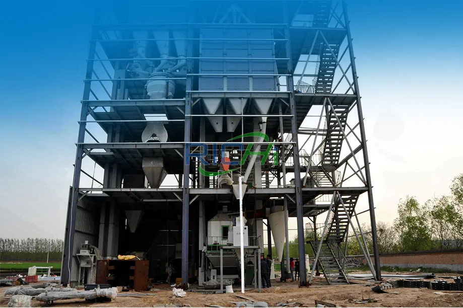 20T/H Swine Feed Pellet Machine Project in Vietnam