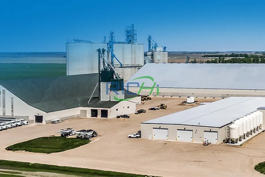 Línea de producción de fertilizante a partir de residuos orgánicos de 8 T/H en Brasil