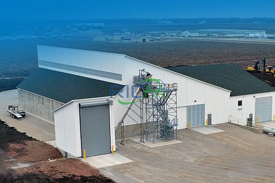 Planta de fabricación de fertilizantes orgánicos de 4 T/H en los Países Bajos