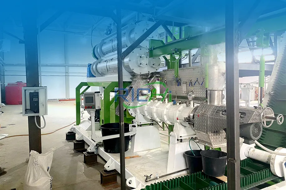 2 t/h Extrusionsanlage für schwimmendes Fischfutter in Ecuador