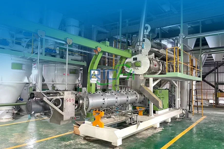 4 t/h schwimmender Fischfutterextruder zu verkaufen in Malaysia