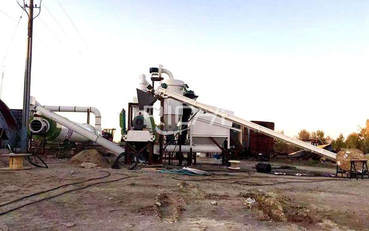 Thailand 3-5T/H Organic Fertilizer Pellet Production Line