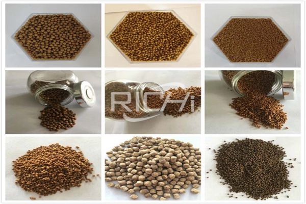 pellet machine have different shapes