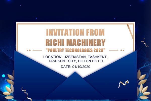 "Poultry Technologies 2020" in Uzbekistan,RICHI is waiting for you here
