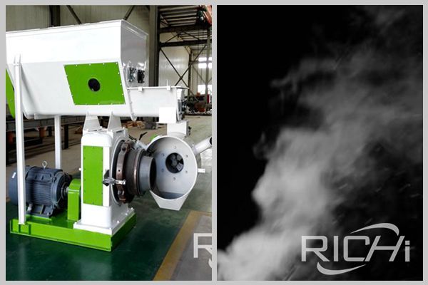  straw pellet machine produce a large amount of water vapor in the production