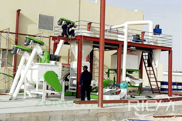 5-8Ton/Hour feed pellet production line case