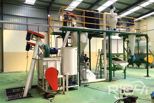 1-2Ton/Hour feed pellet production line case