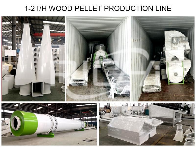 Richi 1-2T/H wood pellet production line has started the trip to TAIWAN!