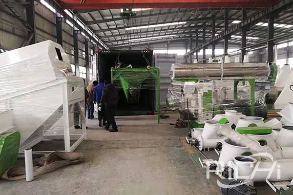 Waste tire pellet production line equipment shipped today