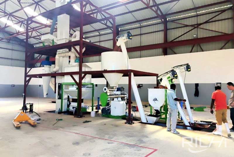 fish feed pellet production line