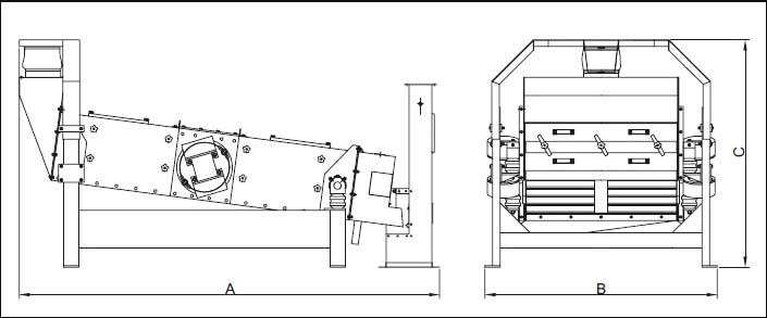 Working principle of vibrating screen