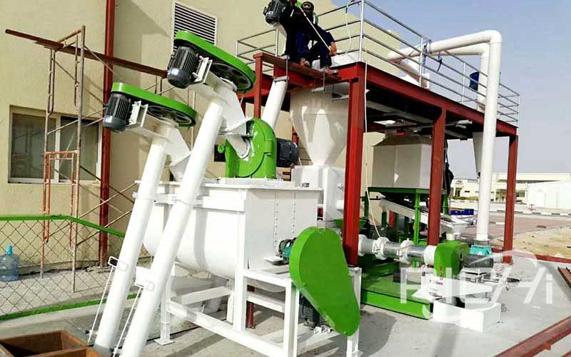 Production process of aquatic fish feed pellet machine & pellet production line