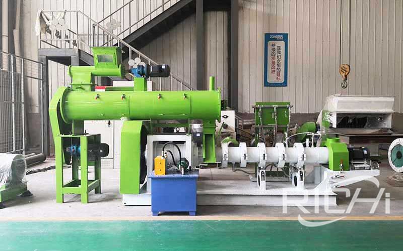 Twin Screw Floating Fish Feed Extruder