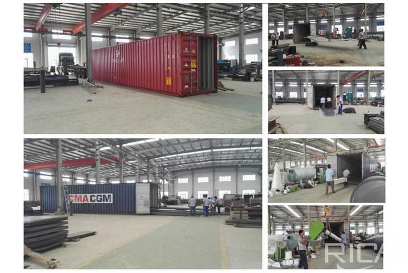 10T/H animal feed pelletizer production line delivery site