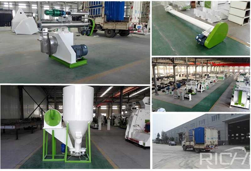 Malawi feed pellet machine loading site
