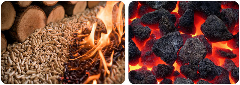Comparison of Combustion Performance of Biomass Pellet & Coal