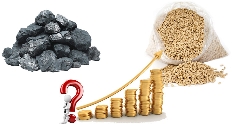 The capacity and the combustion performance of the pellet fuel is not impacted by the weight of the raw materials