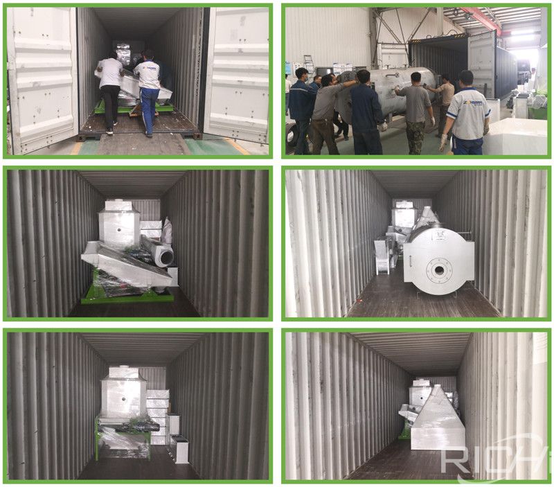 Senegal standard 3-5T/H animal feed line