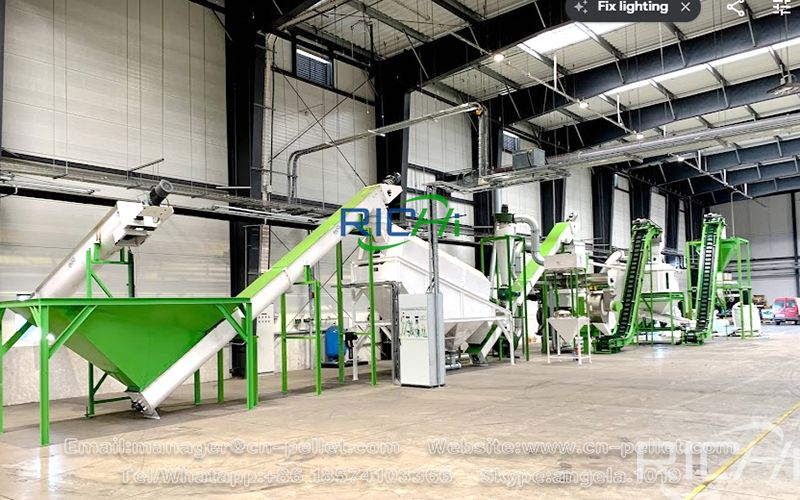 1-2 Tons/hour Small-scale Chicken Feed Pellet Production Line Turnkey Project