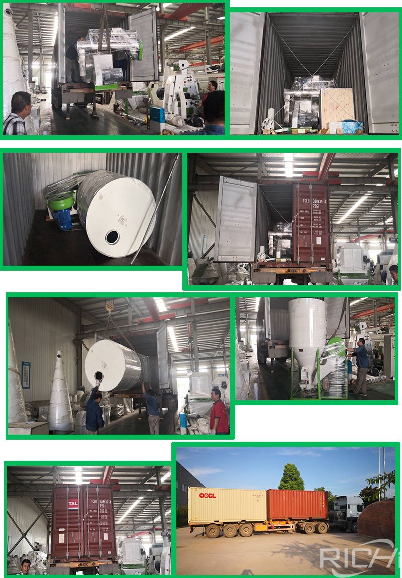 2T/H animal feed pellet mill production line export to Ethiopia