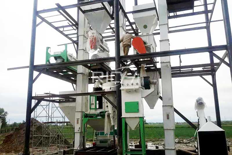 Uzbekistan 10TPH feed pellet production line