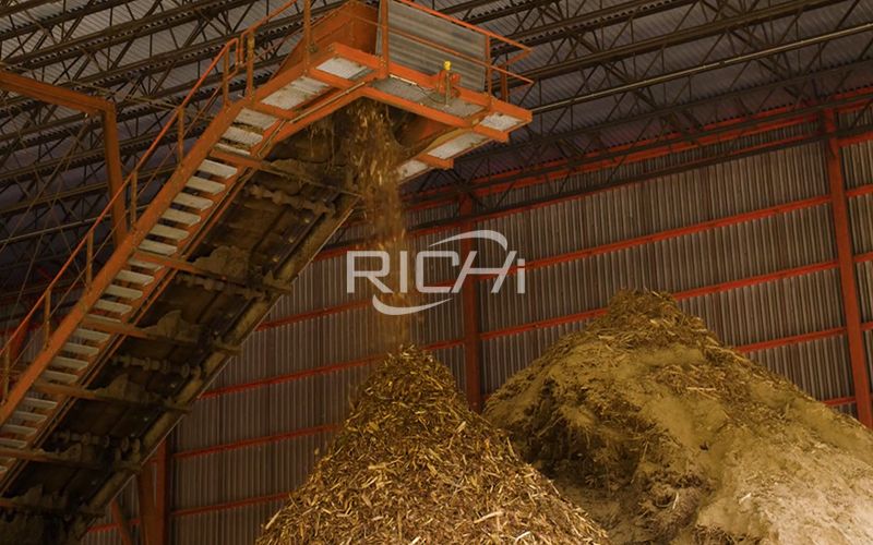 A 40,000-ton Rice Husk Pellet Plant Builds 8 Molding Biomass Pellet Production Lines