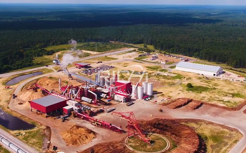 A 40,000-ton Rice Husk Pellet Plant Builds 8 Molding Biomass Pellet Production Lines