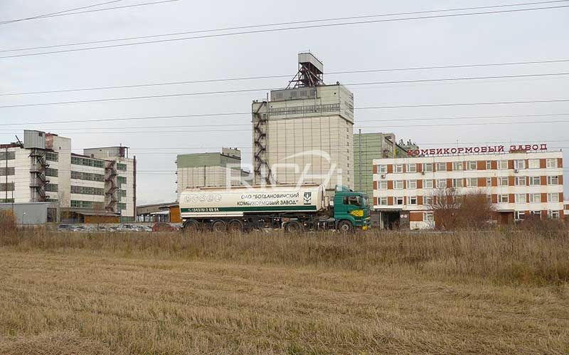 Large-capacity chicken feed pellet production line project