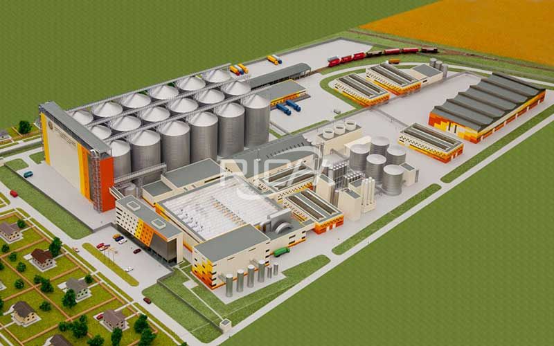 Large-volume feed pellet production project