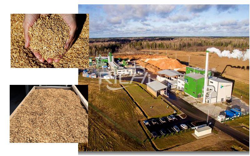 3.5 Tons/hour Rice Husk Wood Pellet Production Line Project