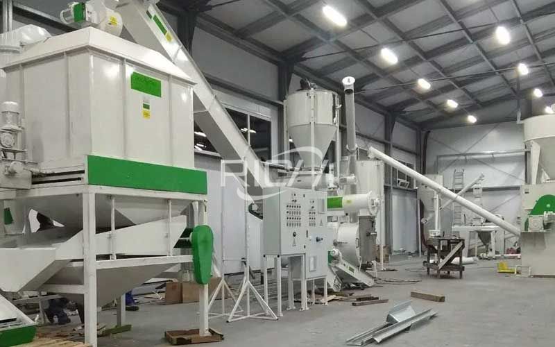 Alfalfa feed pellet production line