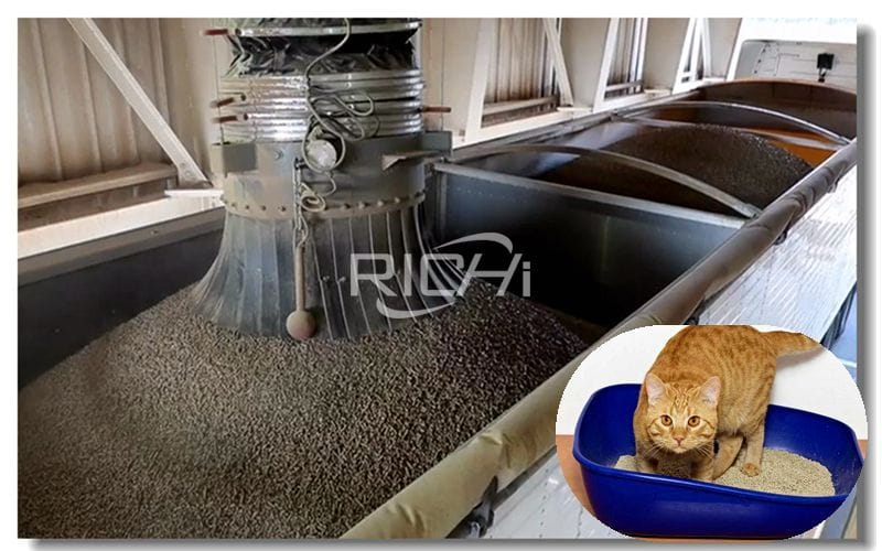Tofu cat litter pellet production